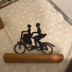 Vintage Bicycle Silhouette Window sitter